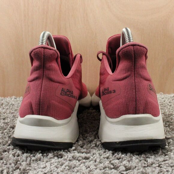 Salomon Alphacross 3 Trail Running Shoes Womens 6 Red Mesh Outdoor Athletic - Picture 8 of 14